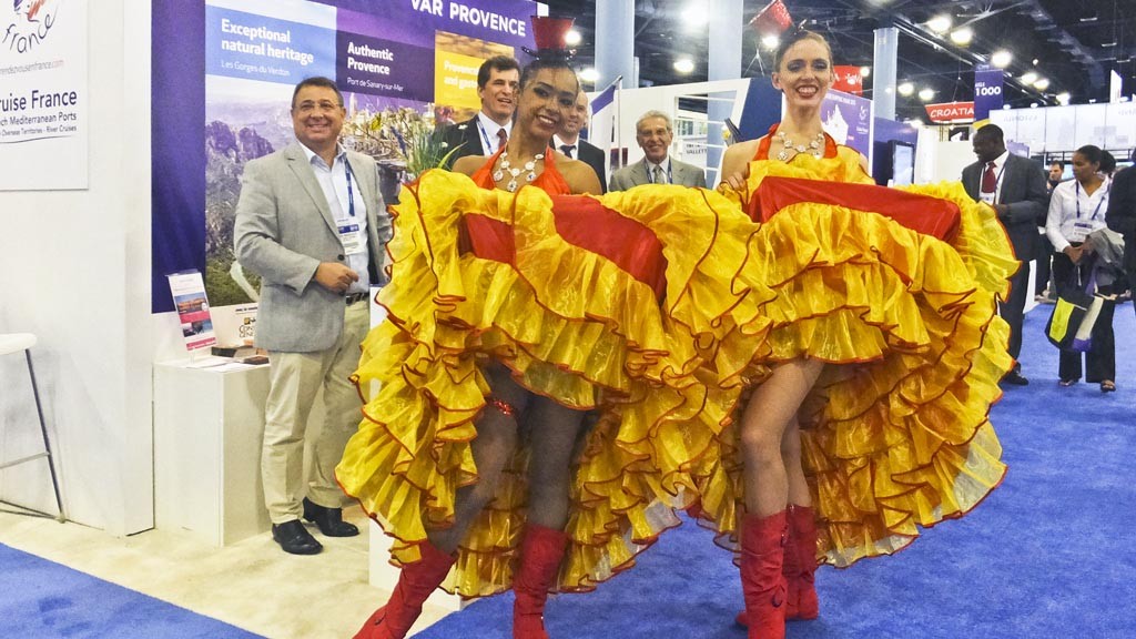 Dancers at trade show