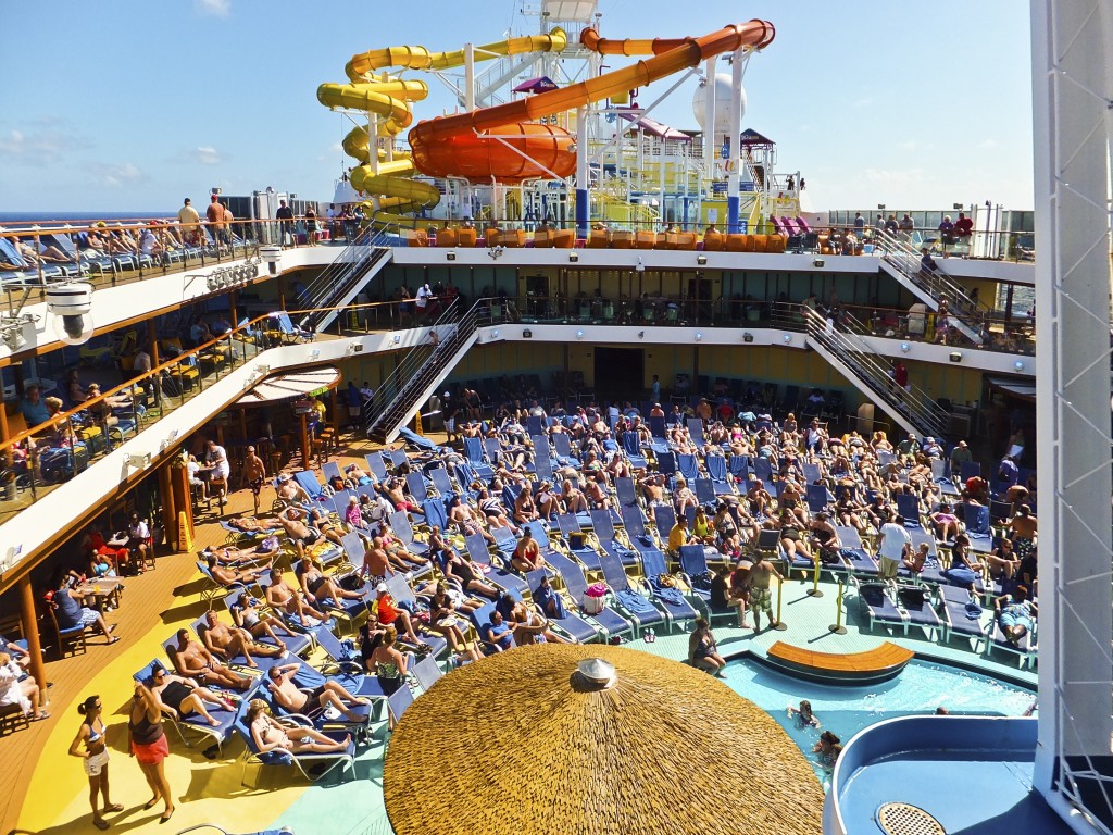 Carnival Breeze deck