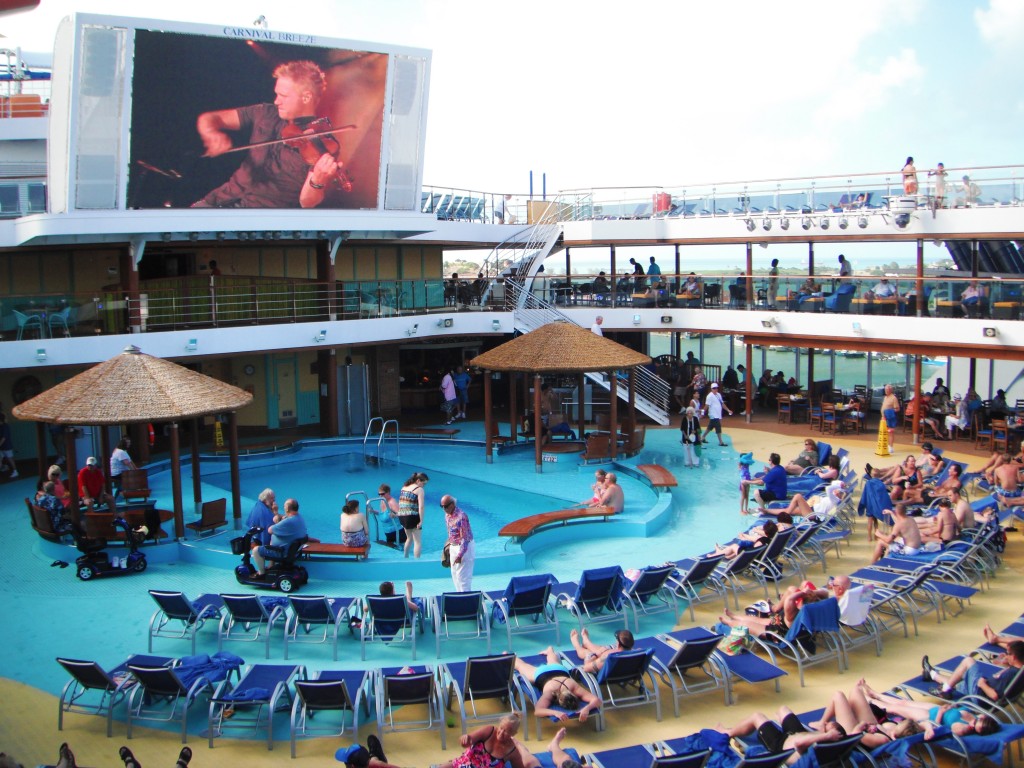 Theatre area of Carnival Breeze