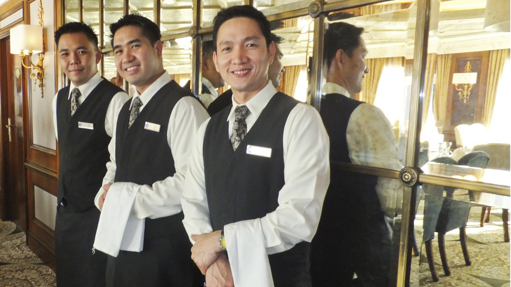 Waiters on Azamara Journey