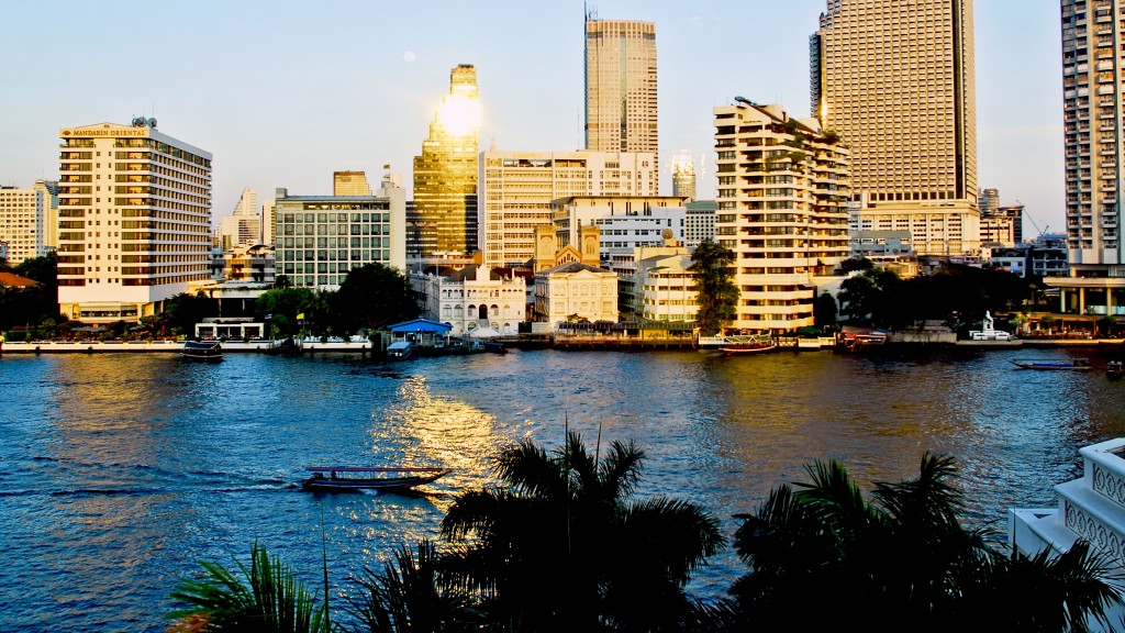 Bangkok's Chao Phraya river