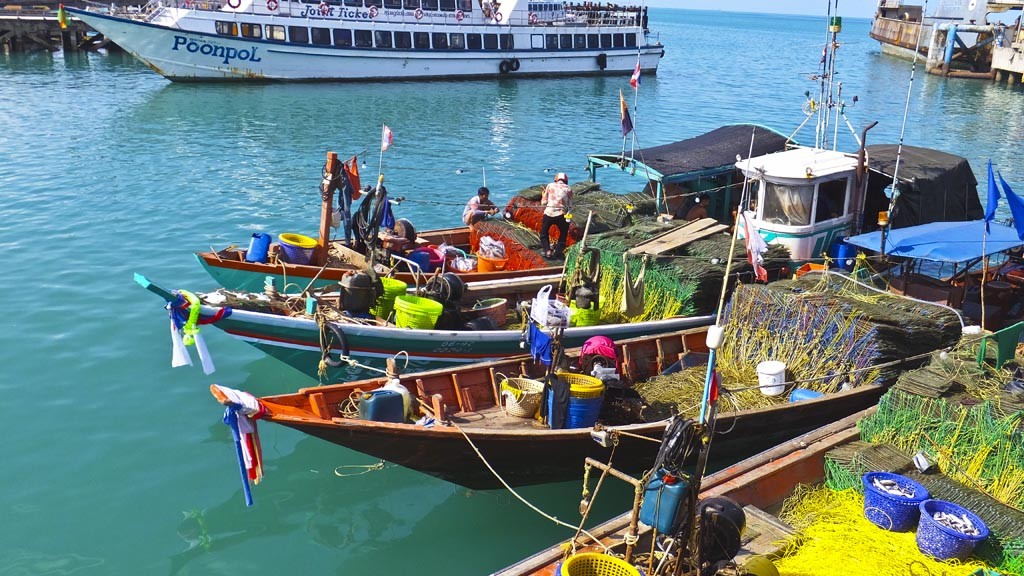 Nathon harbor Koh Samui