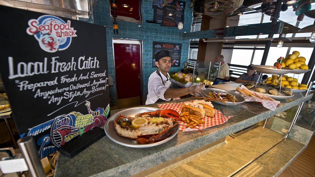 Seafood Shack on Carnival Vista