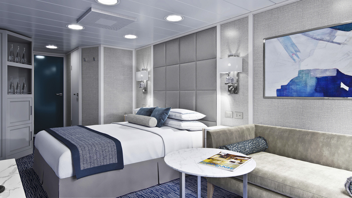 Verandah suite on Oceania