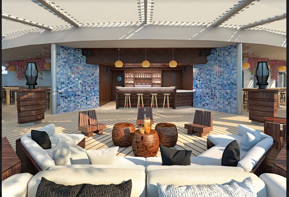 Dock Bar on Scarlet Lady